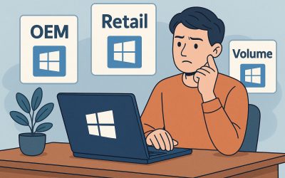 Як вибрати ліцензію Windows: OEM, Retail, Volume – у чому різниця?